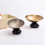 Aura pedestal bowls