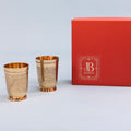 Brass glass gift set