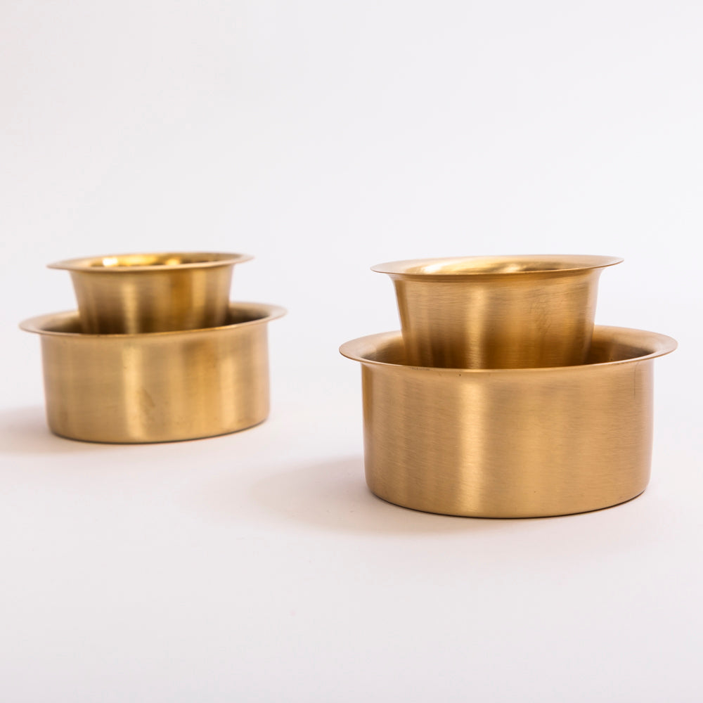 The Estate coffee & brass dabara gift set
