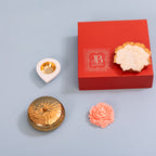 Four-piece festive candle set
