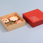 Four-piece festive candle set