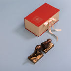 Golden panther bookends