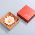 Lotus marble urli with daisy floating candles