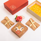 The marble diya & dry fruit gift set