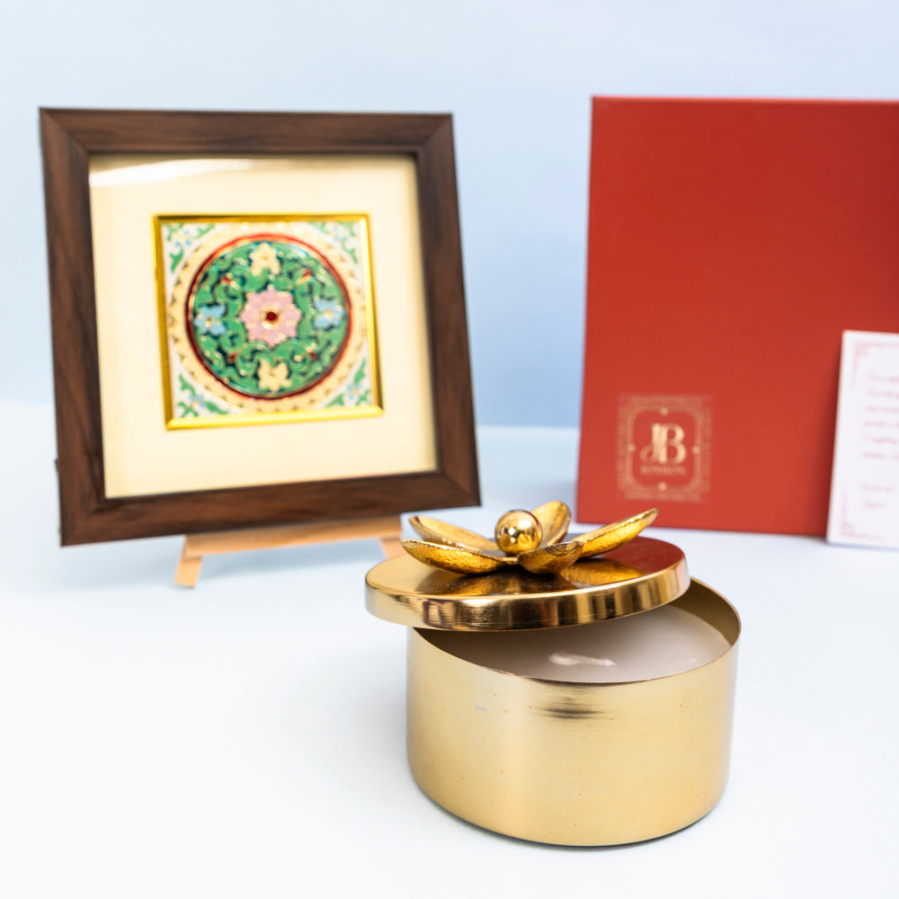 The meenakari bloom gift set