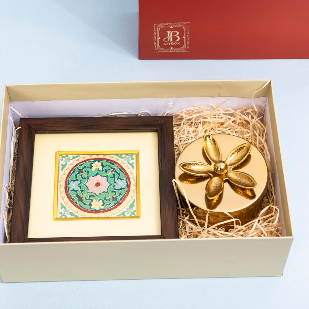 The meenakari bloom gift set